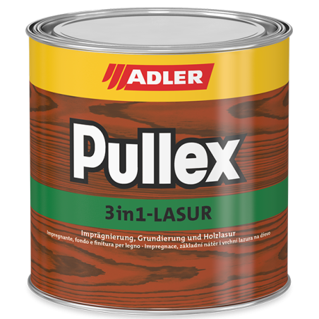 Adler Pullex Dose "3in1-Lasur" für Imprägnierung, Grundierung und Holzschutz