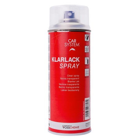 Dose Klarlack Spray transparent von Car System