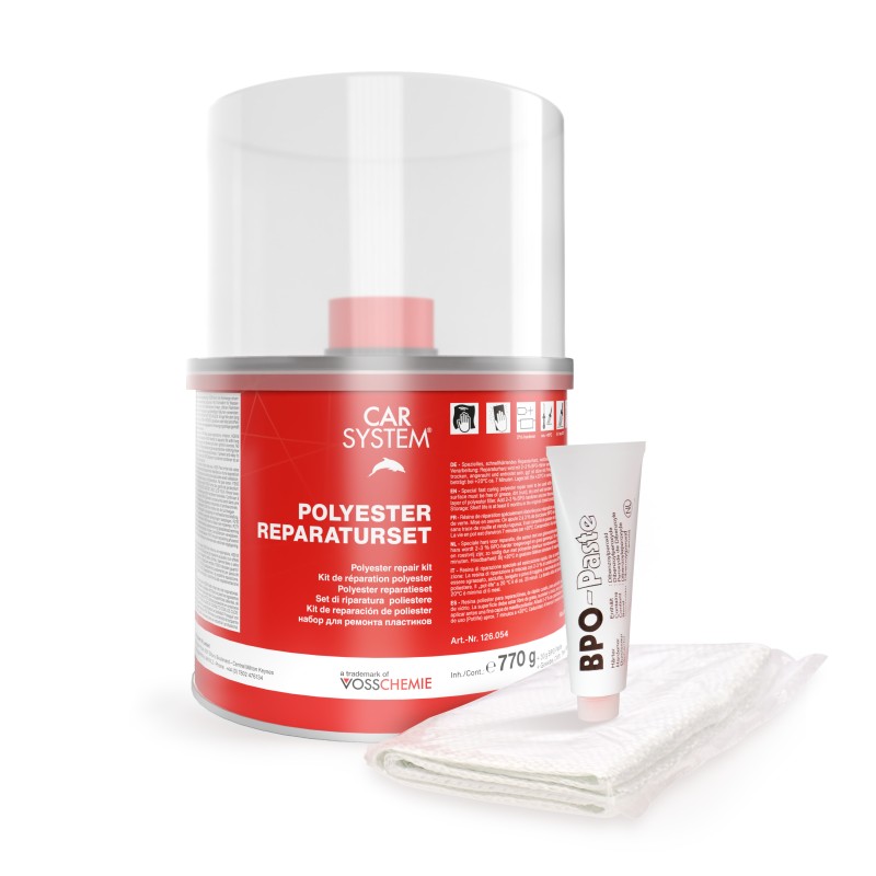 Dose Car System Polyester Reparaturset 770 g  inkl. 30 g BPO-Paste