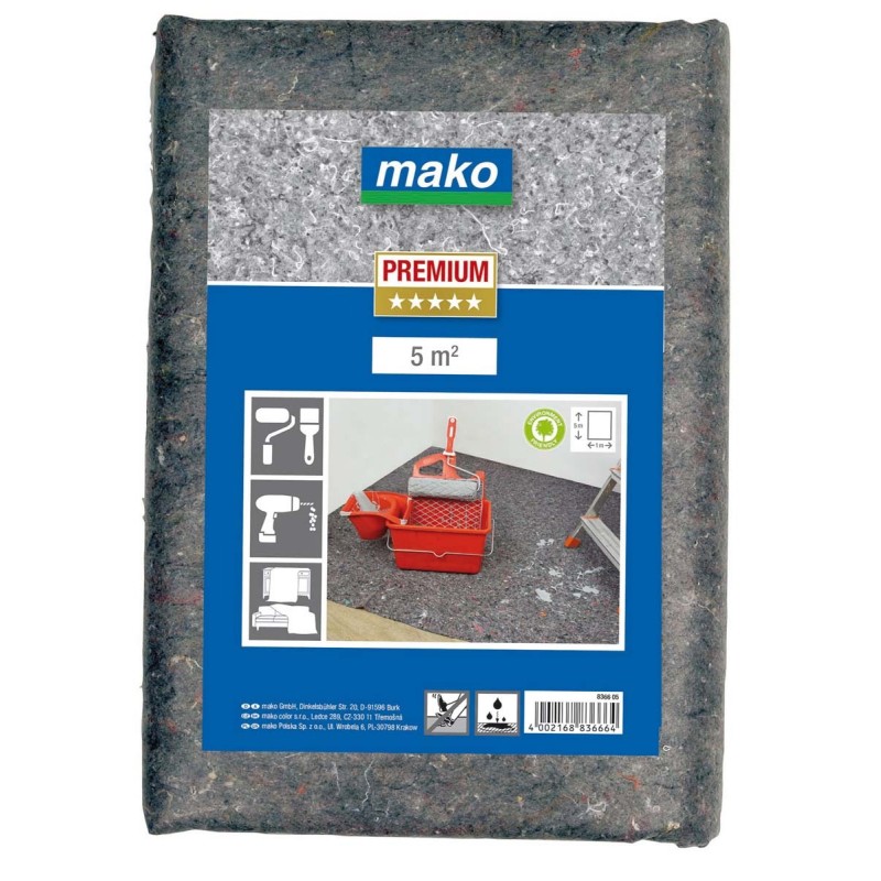 Mako Maler-Abdeck-Vlies Premium, 1x50 m lang