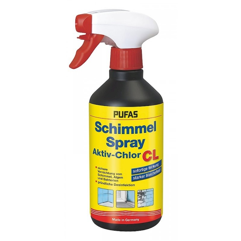 Pufas Schimmelspray 500 ml gegen Schimmel, Algen und Bakterien